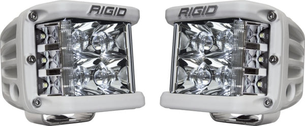 Rigid Industries D-SS - Spot - Set of 2 - White Housing - Bull Strap