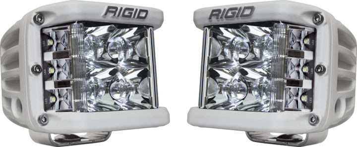 Rigid Industries D-SS - Spot - Set of 2 - White Housing - Bull Strap