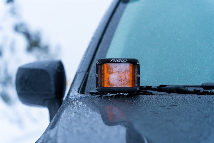 Rigid Industries D-SS Spot w/ Amber PRO Lens (Pair) - Bull Strap