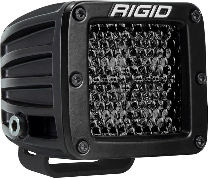 Rigid Industries D Series PRO Midnight Edition - Spot - Diffused - Pair - Bull Strap