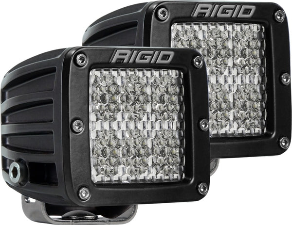 Rigid Industries D2 - 60 Deg. Lens Pair - Bull Strap