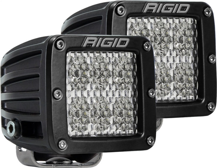 Rigid Industries D2 - 60 Deg. Lens Pair - Bull Strap