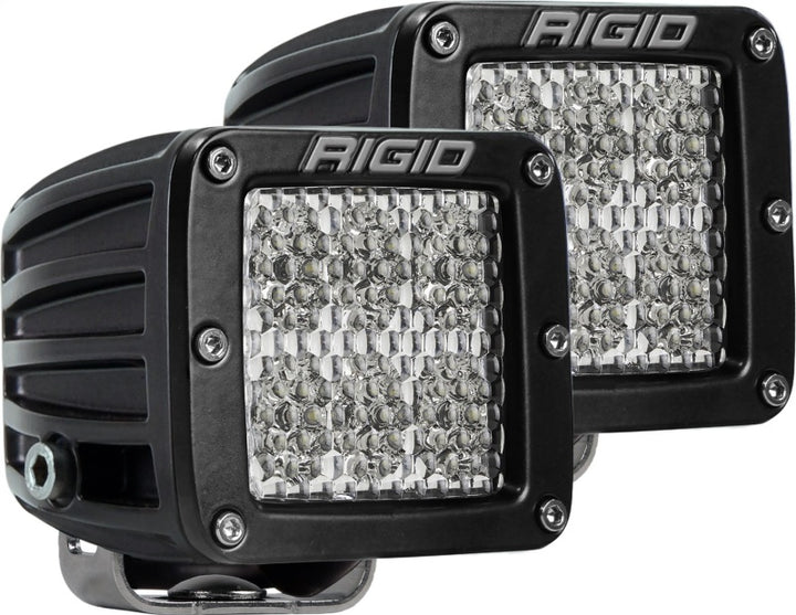 Rigid Industries D2 - 60 Deg. Lens Pair - Bull Strap