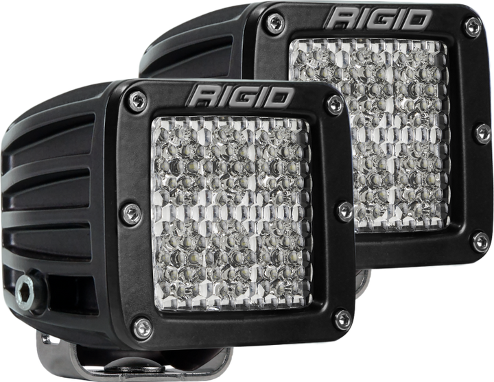 Rigid Industries D2 - 60 Deg. Lens Pair - Bull Strap
