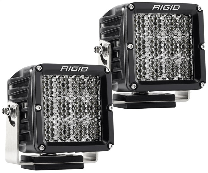 Rigid Industries D2 XL Specter Diffused - (Set of 2) - Bull Strap