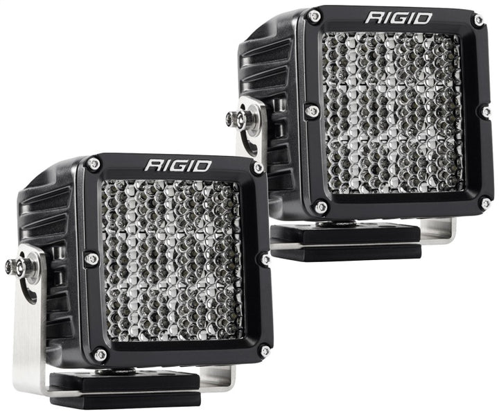 Rigid Industries D2 XL Specter Diffused - (Set of 2) - Bull Strap