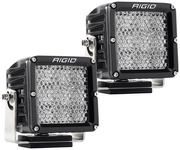 Rigid Industries Dually XL Hybrid Diffused - Spot (Set of 2) - Bull Strap
