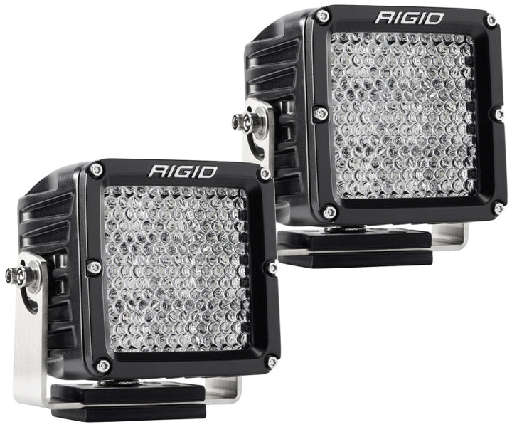 Rigid Industries Dually XL Hybrid Diffused - Spot (Set of 2) - Bull Strap