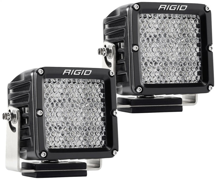 Rigid Industries Dually XL Hybrid Diffused - Spot (Set of 2) - Bull Strap