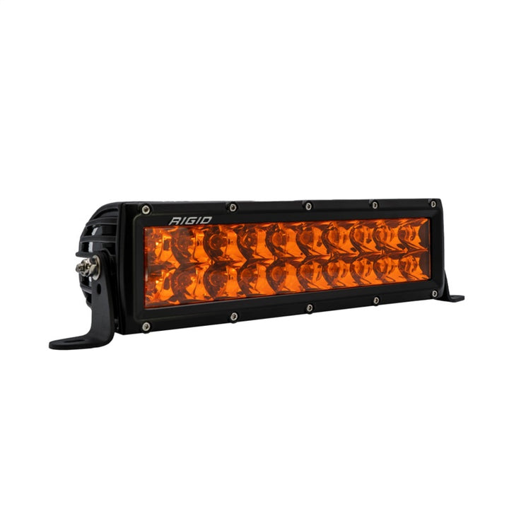 Rigid Industries E-Series 10in. Spot w/ Amber PRO Lens - Bull Strap
