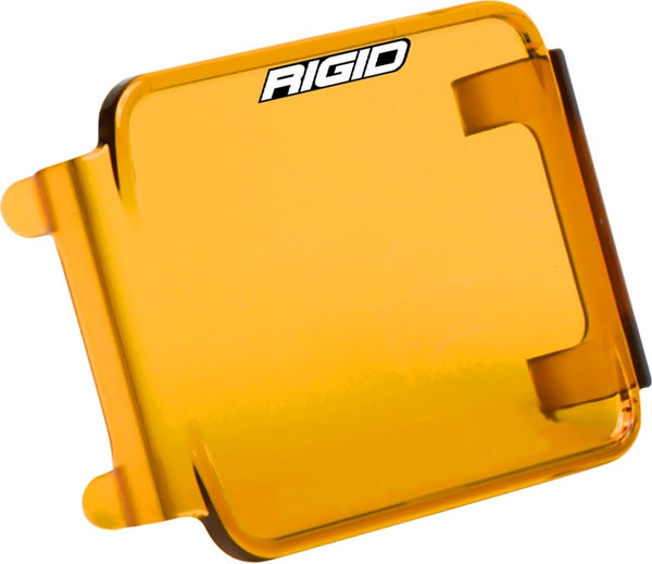 Rigid Industries Protective Polycarbonate Cover - Dually/D2 - Yellow - Bull Strap