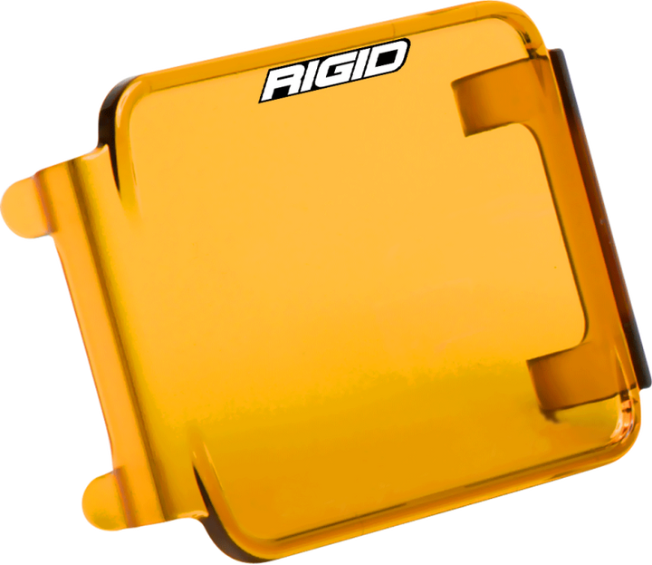 Rigid Industries Protective Polycarbonate Cover - Dually/D2 - Yellow - Bull Strap