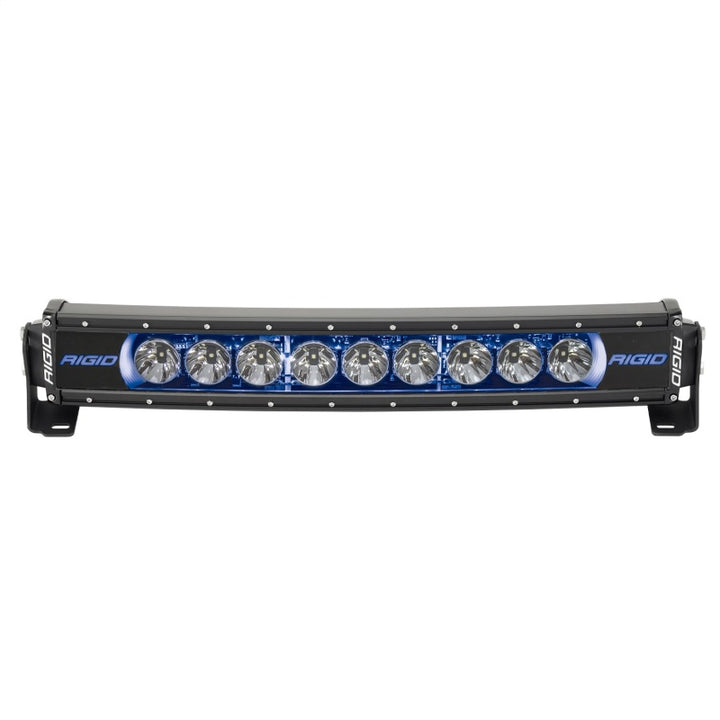 Rigid Industries Radiance+ Curved 20in. RGBW Light Bar - Bull Strap