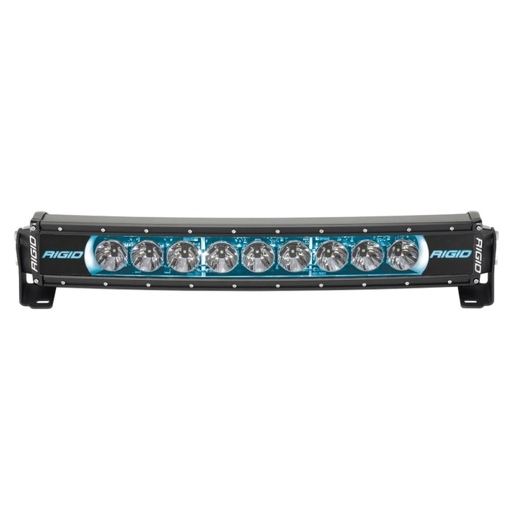 Rigid Industries Radiance+ Curved 20in. RGBW Light Bar - Bull Strap