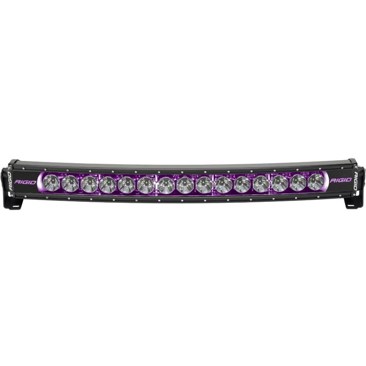 Rigid Industries Radiance+ Curved 30in. RGBW Light Bar - Bull Strap