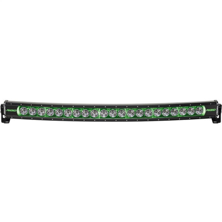 Rigid Industries Radiance+ Curved 40in. RGBW Light Bar - Bull Strap