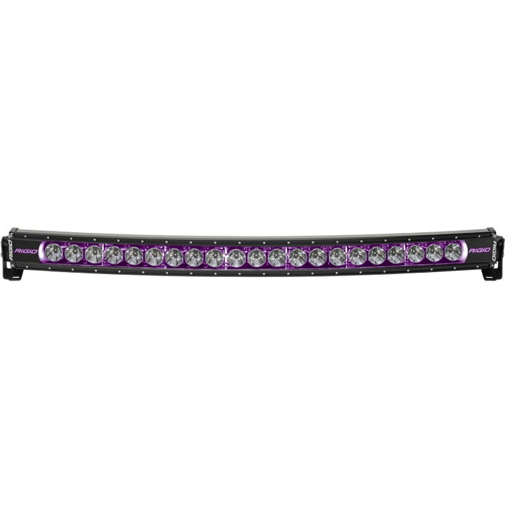 Rigid Industries Radiance+ Curved 40in. RGBW Light Bar - Bull Strap