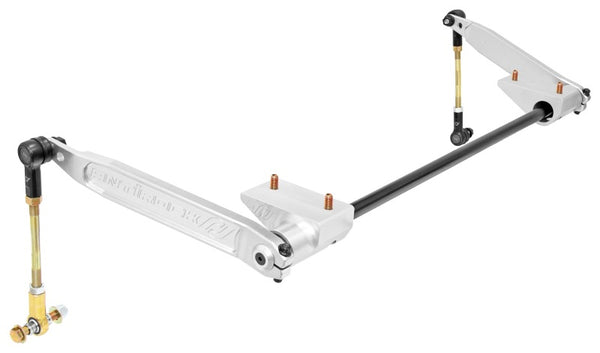 RockJock JL/JT Antirock Sway Bar Kit Front Billet Aluminum Arms - .850in Bar - Bull Strap
