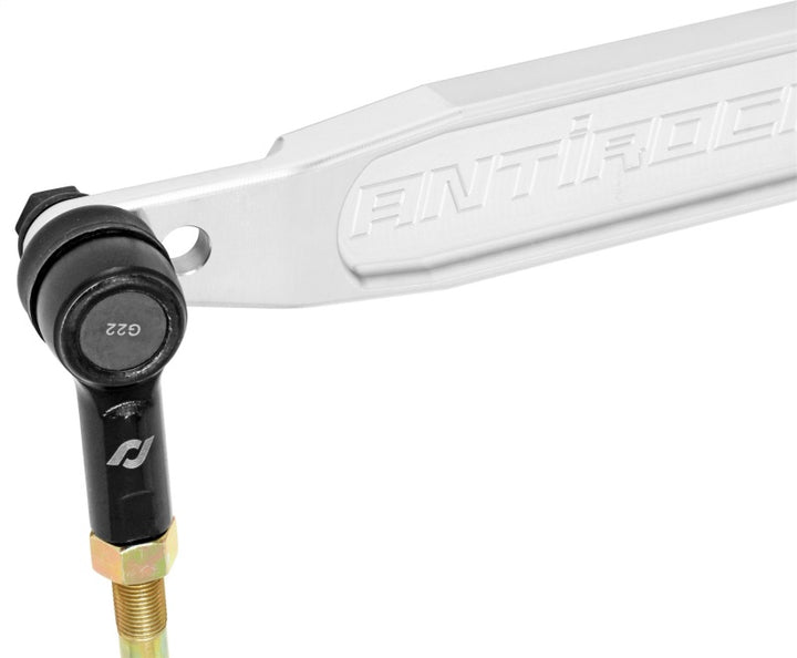 RockJock JL/JT Antirock Sway Bar Kit Front Billet Aluminum Arms - .850in Bar - Bull Strap