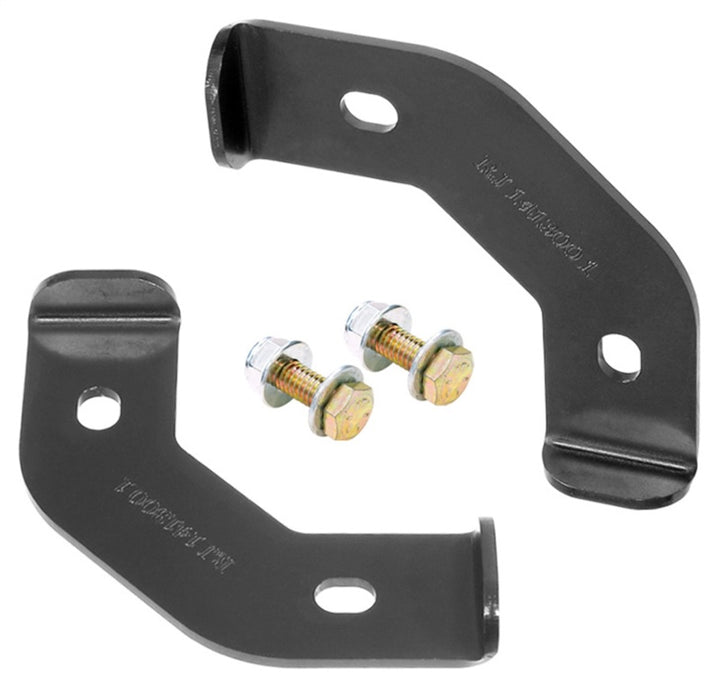 RockJock JL/JT Brake Line Relocation Bracket Kit Front Pair - Bull Strap