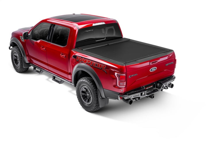 Roll-N-Lock 15-18 Ford F-150 SB 77-3/8in M-Series Retractable Tonneau Cover - Bull Strap
