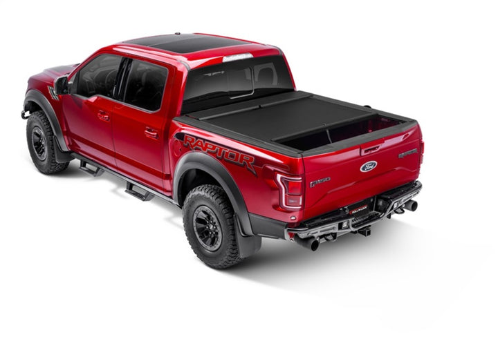 Roll-N-Lock 15-18 Ford F-150 SB 77-3/8in M-Series Retractable Tonneau Cover - Bull Strap