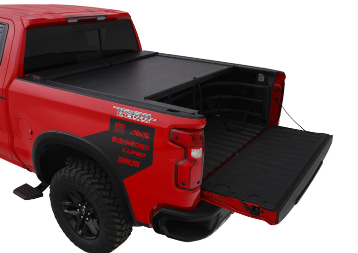 Roll-N-Lock 17-19 Ford F-250/F-350 Super Duty SB 80-3/8in A-Series Retractable Tonneau Cover - Bull Strap