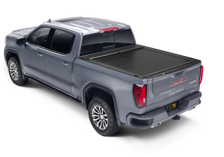 Roll-N-Lock 19-22 Chevrolet Silverado 1500 (w/o Carbon Pro - 69.9in.) A-Series XT Retractable Cover - Bull Strap