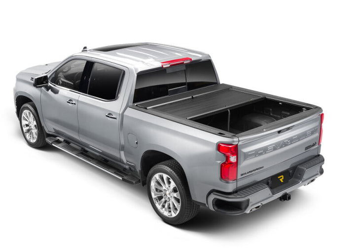 Roll-N-Lock 2019 Chevrolet Silverado 1500 XSB 68-3/8in A-Series Retractable Tonneau Cover - Bull Strap