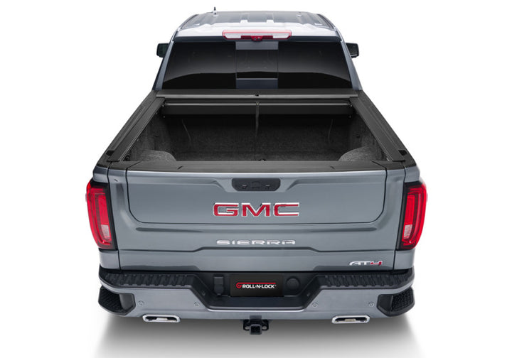 Roll-N-Lock 2019 Chevrolet Silverado 1500 XSB 68-3/8in A-Series Retractable Tonneau Cover - Bull Strap