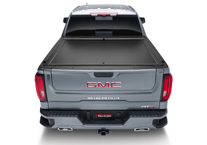 Roll-N-Lock 2019 Chevrolet Silverado 1500 XSB 68-3/8in A-Series Retractable Tonneau Cover - Bull Strap