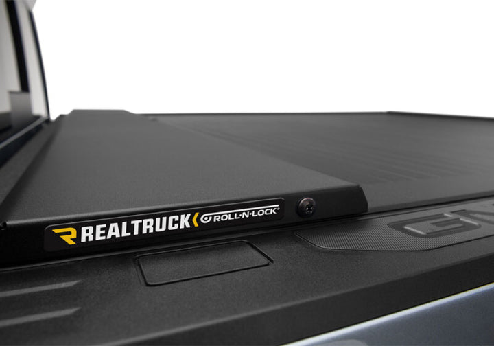 Roll-N-Lock 2020 GM Silverado / Sierra 2500/3500 6ft 10in Bed A-Series Retractable Tonneau Cover - Bull Strap
