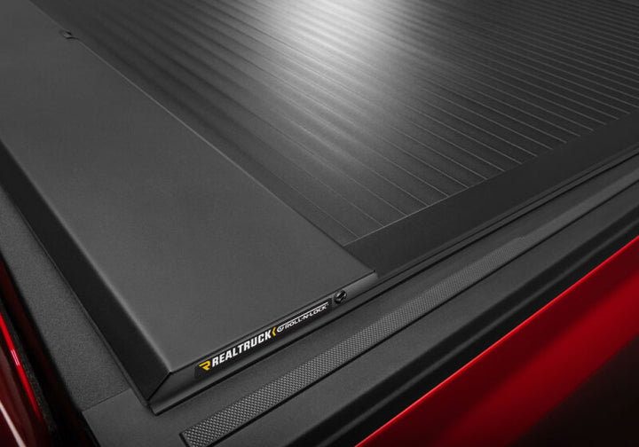 Roll-N-Lock 2021 Ford F-150 67.1in A-Series Retractable Tonneau Cover - Bull Strap