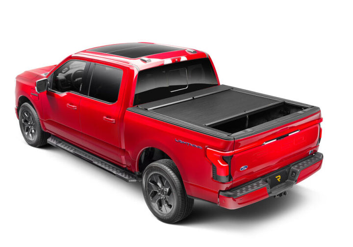 Roll-N-Lock 2021 Ford F-150 67.1in A-Series Retractable Tonneau Cover - Bull Strap