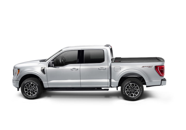 Roll-N-Lock 2021 Ford F-150 67.1in M-Series Retractable Tonneau Cover - Bull Strap