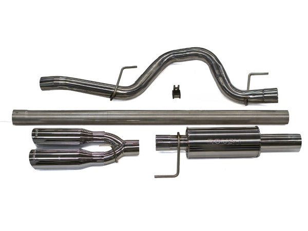 Roush 2011-2014 Ford F-150 3.5L/5.0L/6.2L Enhanced Sound Cat-Back Exhaust Kit - Bull Strap