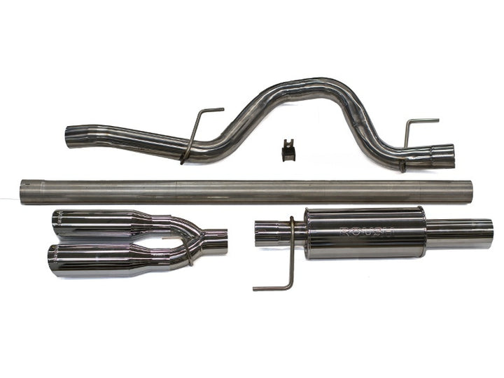 Roush 2011-2014 Ford F-150 3.5L/5.0L/6.2L Enhanced Sound Cat-Back Exhaust Kit - Bull Strap