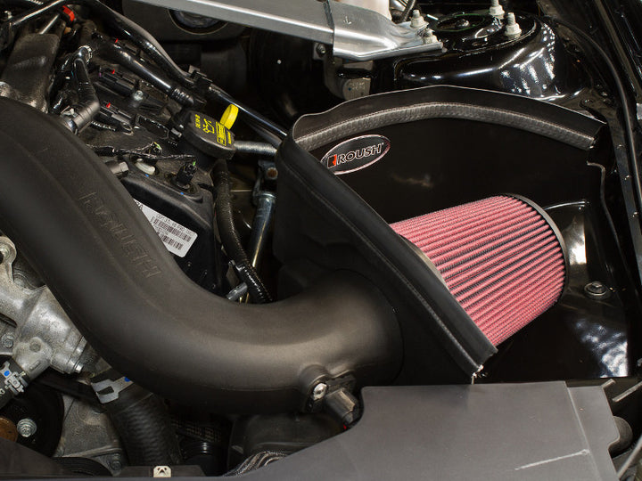 Roush 2011-2014 Ford Mustang 3.7L V6 Cold Air Kit - Bull Strap