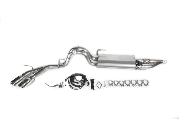 Roush 2015-2020 Ford F-150 2.7L/3.3L/3.5L/5.0L Active Cat-Back Exhaust Kit(Excl. Raptor & Short Cab) - Bull Strap