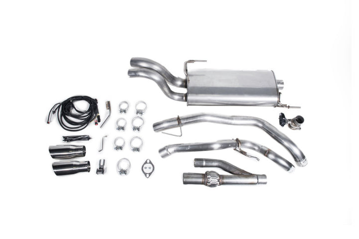 Roush 2015-2020 Ford F-150 2.7L/3.3L/3.5L/5.0L Active Cat-Back Exhaust Kit(Excl. Raptor & Short Cab) - Bull Strap