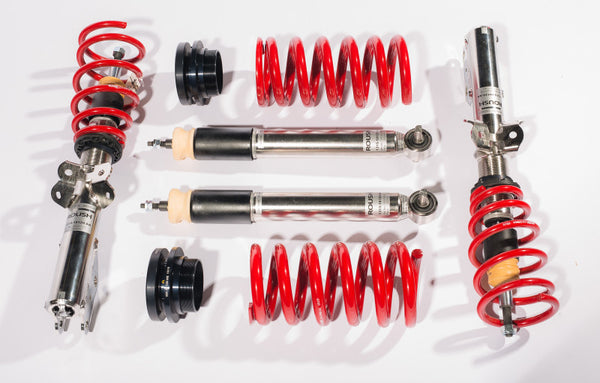 Roush 2015-2023 Ford Mustang 5.0L Single Adjustable Coil Over Kit (Excl. MagneRide Suspension) - Bull Strap