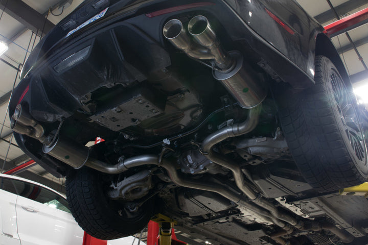 Roush 2018-2024 Ford Mustang 5.0L V8 Cat-Back Exhaust Kit (Fastback Only) - Bull Strap