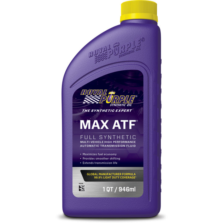 Royal Purple Max ATF Automatic Transmission Fluid - 1 Quart - Bull Strap