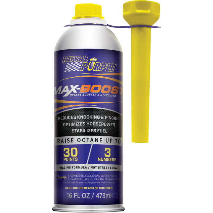 Royal Purple Max-Boost Octane Booster - 16oz - Bull Strap