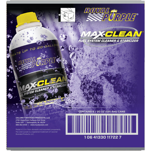 Royal Purple Max-Clean Fuel System Cleaner & Stabilizer - 20oz - Bull Strap