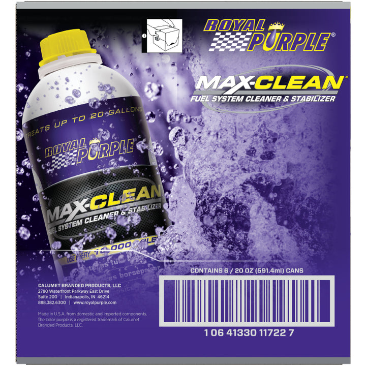 Royal Purple Max-Clean Fuel System Cleaner & Stabilizer - 20oz - Bull Strap