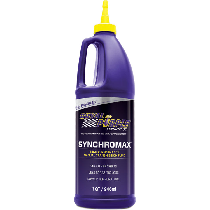 Royal Purple Synchromax Synthetic Manual Transmission Fluid - 1 Quart - Bull Strap