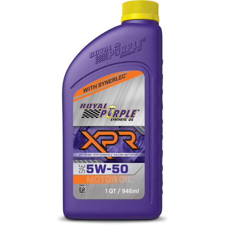 Royal Purple XPR Synthetic Extreme Performance 5W-50 Racing Oil - 1 Quart - Bull Strap