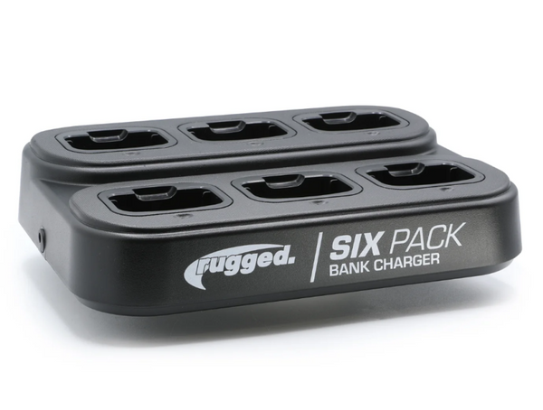 Rugged Radios 6-Pack Bank Charger for Handheld Radios R1 - Bull Strap