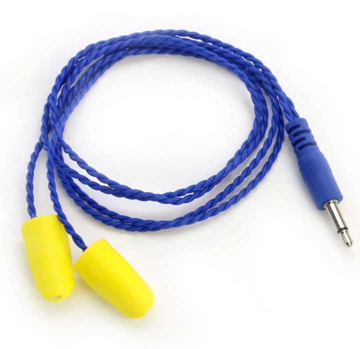 Rugged Radios AlphaBud Foam Earbud Speakers - Mono and Stereo Mono - Bull Strap